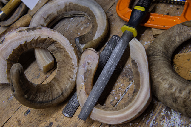 Preparation of horn